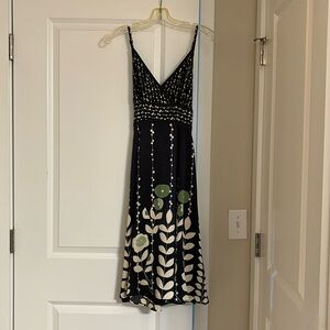 Ted Baker Black and White Floral Dress